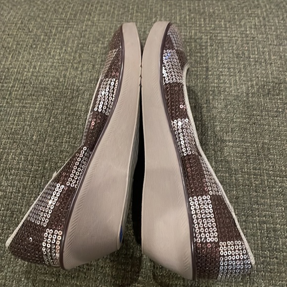 Keds checkered sequence patterned wedge shoes (sz 7) - Picture 3 of 9